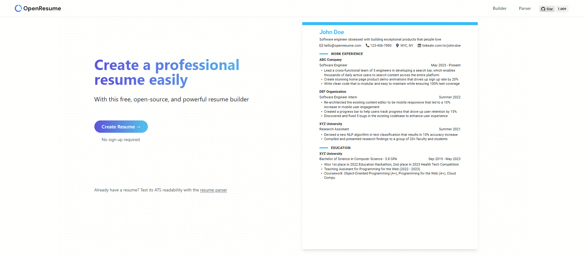 OpenResume