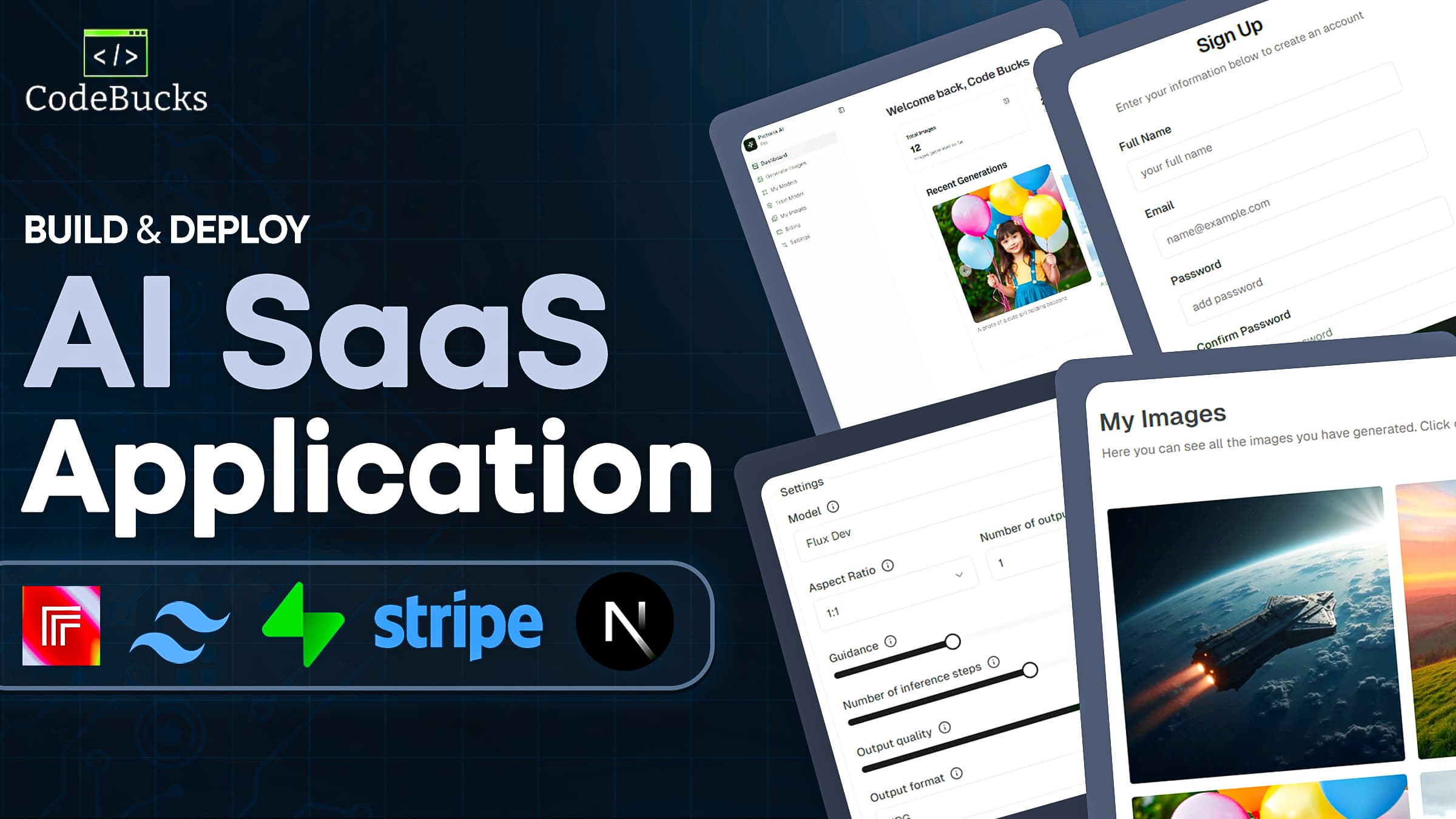 Build & Deploy a Full Stack AI Sass application using Next.js 15, Supabase, Replicate API and Stripe