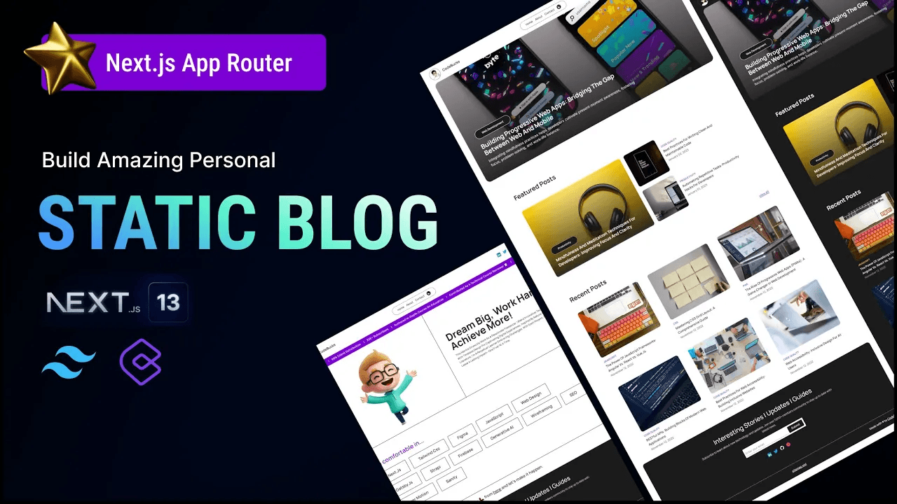 Next.js Blog Tutorial: Build SEO Optimized Blog with Next.js, Contentlayer, and Tailwind CSS 🔥