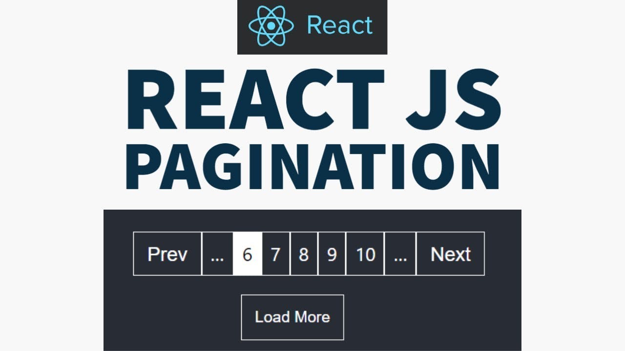 cover image for a video on Build a Custom Pagination Component in ReactJS from Scratch