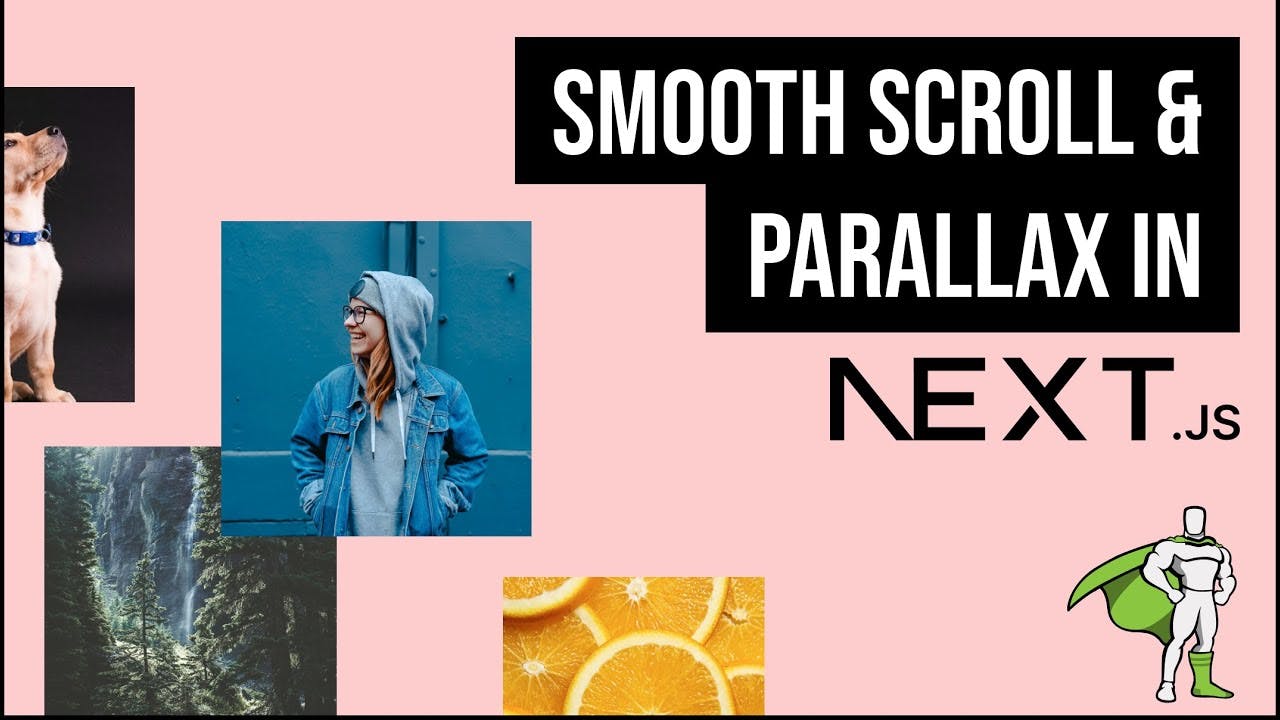 cover image for a video on Implement Smooth Scrolling & Parallax Effect in Next.js using Lenis and GSAP